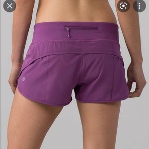Lululemon Run Speed Up Shorts